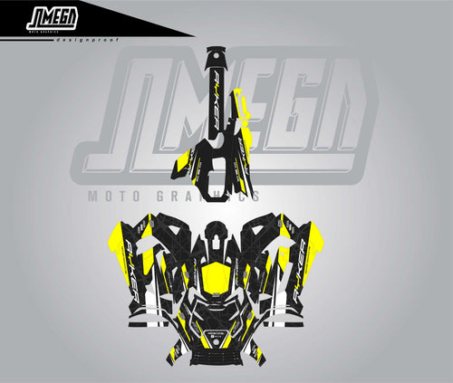 Cam-Am Yellow Strike Ryker Graphics Kit
