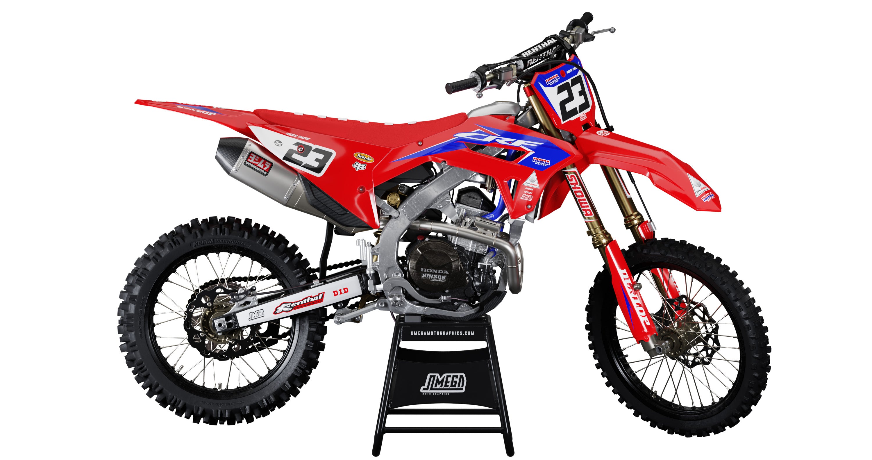 Factory Honda 2024 Graphics Kit Omega Moto Graphics