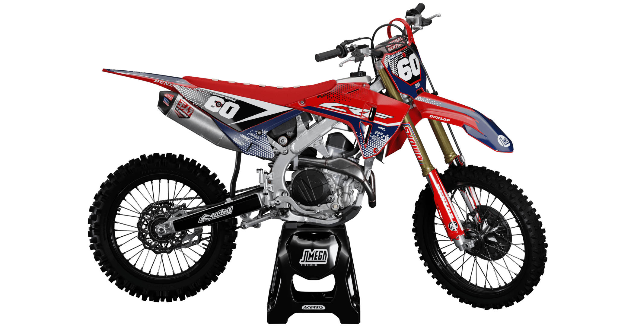 Honda All Class Graphics Kit | Motocross Decals – Omega Moto Graphics