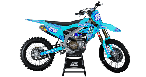 Ultra Blue Monster Graphics kit