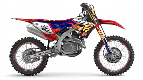 90s Retro CR Style Sticker kit for Honda CRF 250R 2022 - 2024