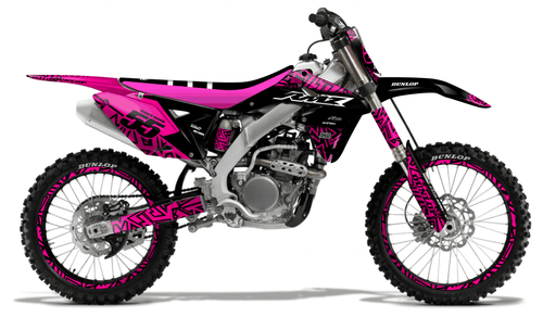 Black Radix Sticker kit for Suzuki RMZ 250 2010 - 2018