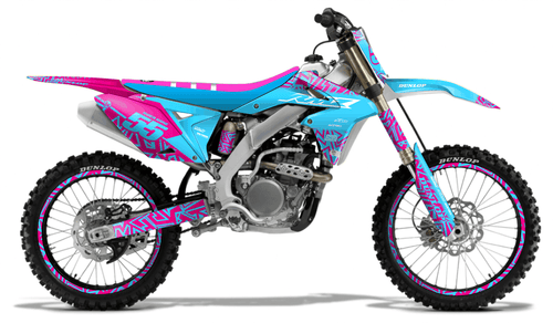 Blue Radix Sticker kit for Suzuki RMZ 250 2010 - 2018