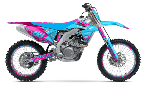 Blue Radix Sticker kit for Suzuki RMZ 450 2008 - 2017