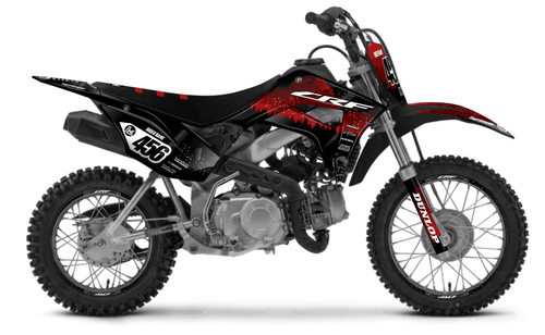 Red Death Star Sticker kit for Honda CRF 110F 2019 - 2027