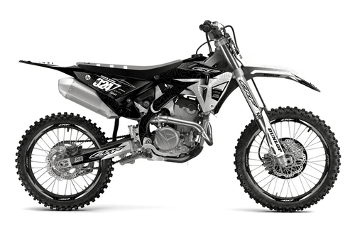 Black Expansion Sticker kit for Honda CRF 250R 2025 - 2027