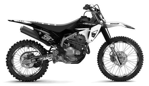 Black Expansion Sticker kit for Honda CRF 300F 2025 - 2027