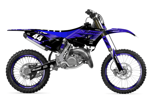 Blue Boss Sticker kit for Yamaha YZ125X 2015 - 2021