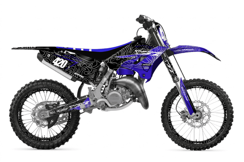 Blue Chungus Sticker kit for Yamaha YZ250X 2015 - 2021