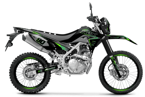Bright Sticker kit for Kawasaki KLX 230 2024 - 2027