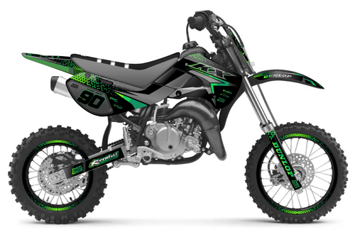 Bright Sticker kit for Kawasaki KX 65 2000 - 2027