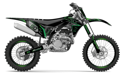 Bright Sticker kit for Kawasaki KXF 250 2021 - 2024