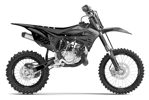 Clean Grey Sticker kit for Kawasaki KX 112 2026 - 2027