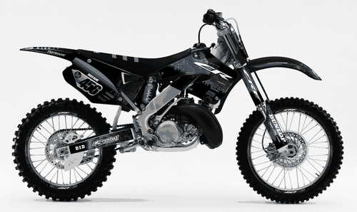 Blue Death Star Sticker kit for Honda CR 250 2000 - 2001