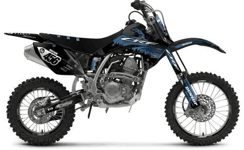 Blue Death Star Sticker kit for Honda CRF 150R 2007 - 2026