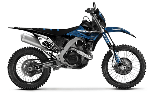 Blue Death Star Sticker kit for Honda CRF 450X 2019 - 2024