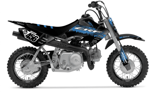 Blue Death Star Sticker kit for Honda CRF 50 2013 - 2027