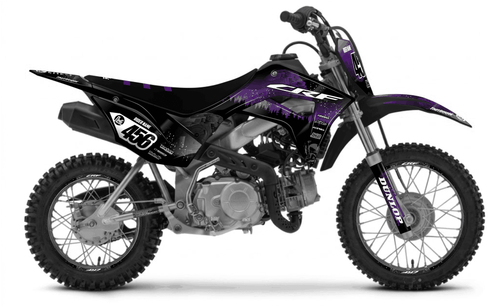 Purple Death Star Sticker kit for Honda CRF 110F 2019 - 2027