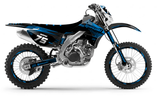 Kool Aid Blue Sticker kit for Kawasaki KLX 450 2008 - 2013