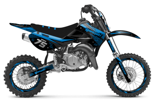 Kool Aid Blue Sticker kit for Kawasaki KX 65 2000 - 2027