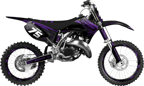 Kool Aid Purple Sticker kit for Kawasaki KX 125 2003 - 2013