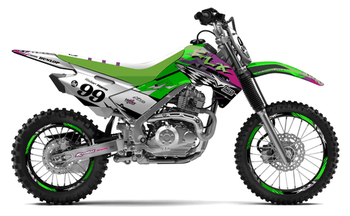 KX Slasher Sticker kit for Kawasaki KLX 140 2024 - 2027