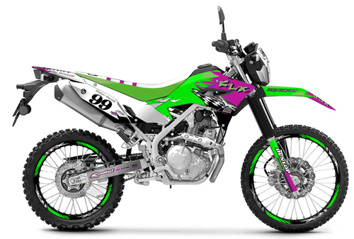 KX Slasher Sticker kit for Kawasaki KLX 230 2024 - 2027