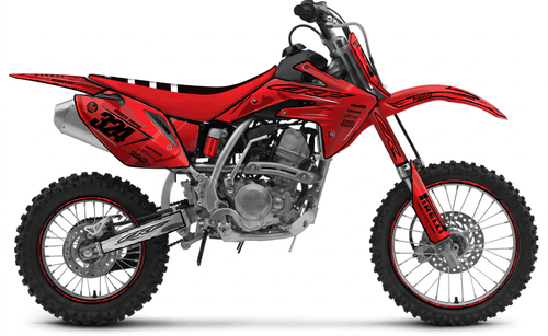Red Manga Sticker kit for Honda CRF 150R 2007 - 2026
