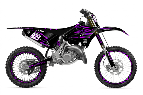Metallic Purple Sticker kit for Yamaha YZ250X 2015 - 2021