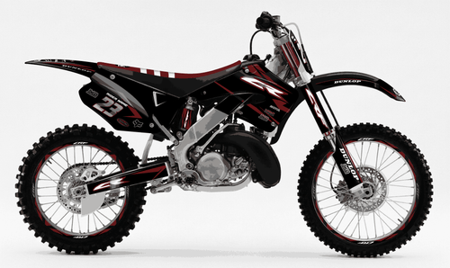 Metallic Red Sticker kit for Honda CR 250 2000 - 2001