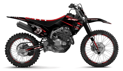Metallic Red Sticker kit for Honda CRF 300F 2025 - 2027