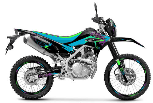 Double Vision Sticker kit for Kawasaki KLX 230 2024 - 2027