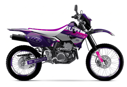 Purple and Pink Sticker kit for Suzuki DRZ 400S 2000 - 2023
