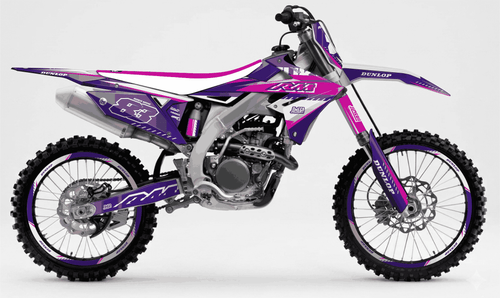 Purple and Pink Sticker kit for Suzuki RMZ 450 2018 - 2025