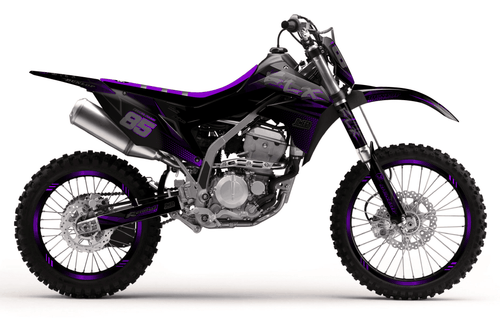 Purple Touch Sticker kit for Kawasaki KLX 300R 2020 - 2024