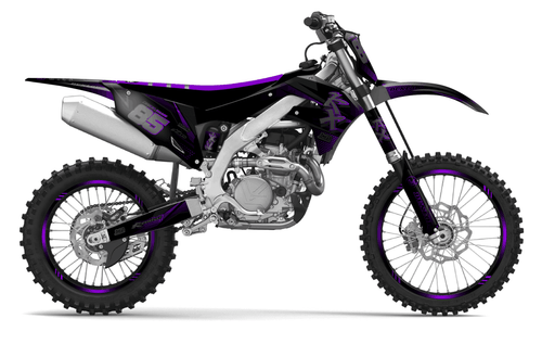 Purple Touch Sticker kit for Kawasaki KXF 450 2019 - 2023