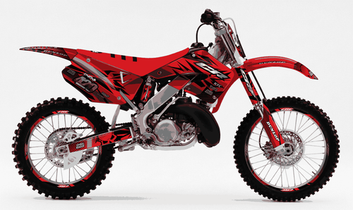 Red Chungus Sticker kit for Honda CR 250 2000 - 2001
