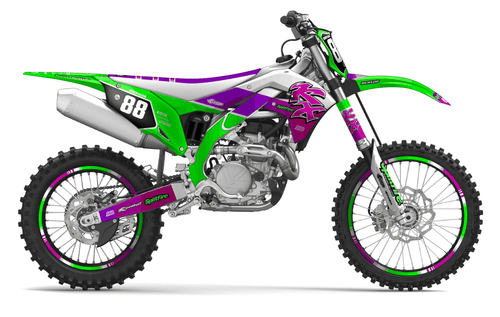 Retro Plus Sticker kit for Kawasaki KXF 250 2021 - 2024