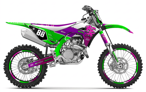 Retro Plus Sticker kit for Kawasaki KXF 250 2025 - 2027