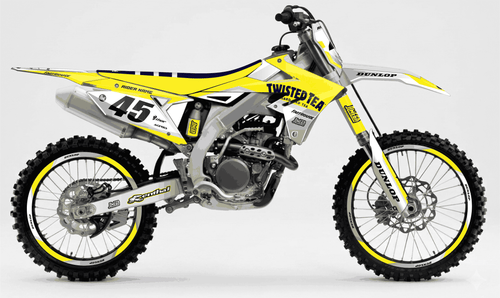Twisted Tea V2 Sticker kit for Suzuki RMZ 450 2018 - 2025
