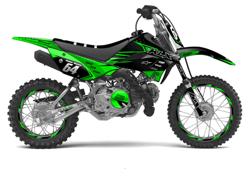 Vivid Sticker kit for Kawasaki KLX 110 2010 - 2027