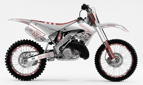 White CR Sticker kit for Honda CR 125 2000 - 2001