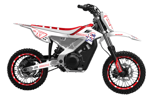 White CR Sticker kit for Honda CRF e2