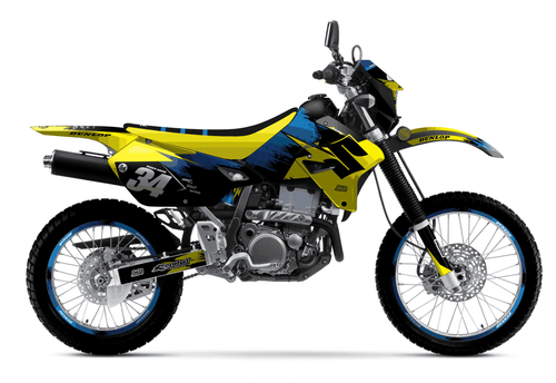 Yellow Concept Sticker kit for Suzuki DRZ 400S 2000 - 2023