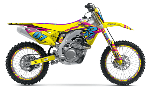 1996 Retro Factory Sticker kit for Suzuki RMZ 450 2008 - 2017
