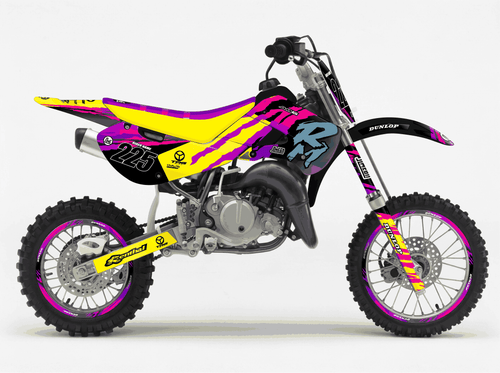 Retro 90's Factory Sticker kit for Suzuki RM 65 2000 - 2013