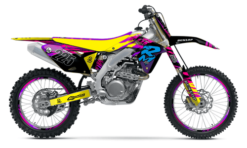 Retro 90's Factory Sticker kit for Suzuki RMZ 450 2008 - 2017