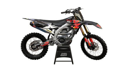 Yamaha 90's Retro Black Graphics Kit