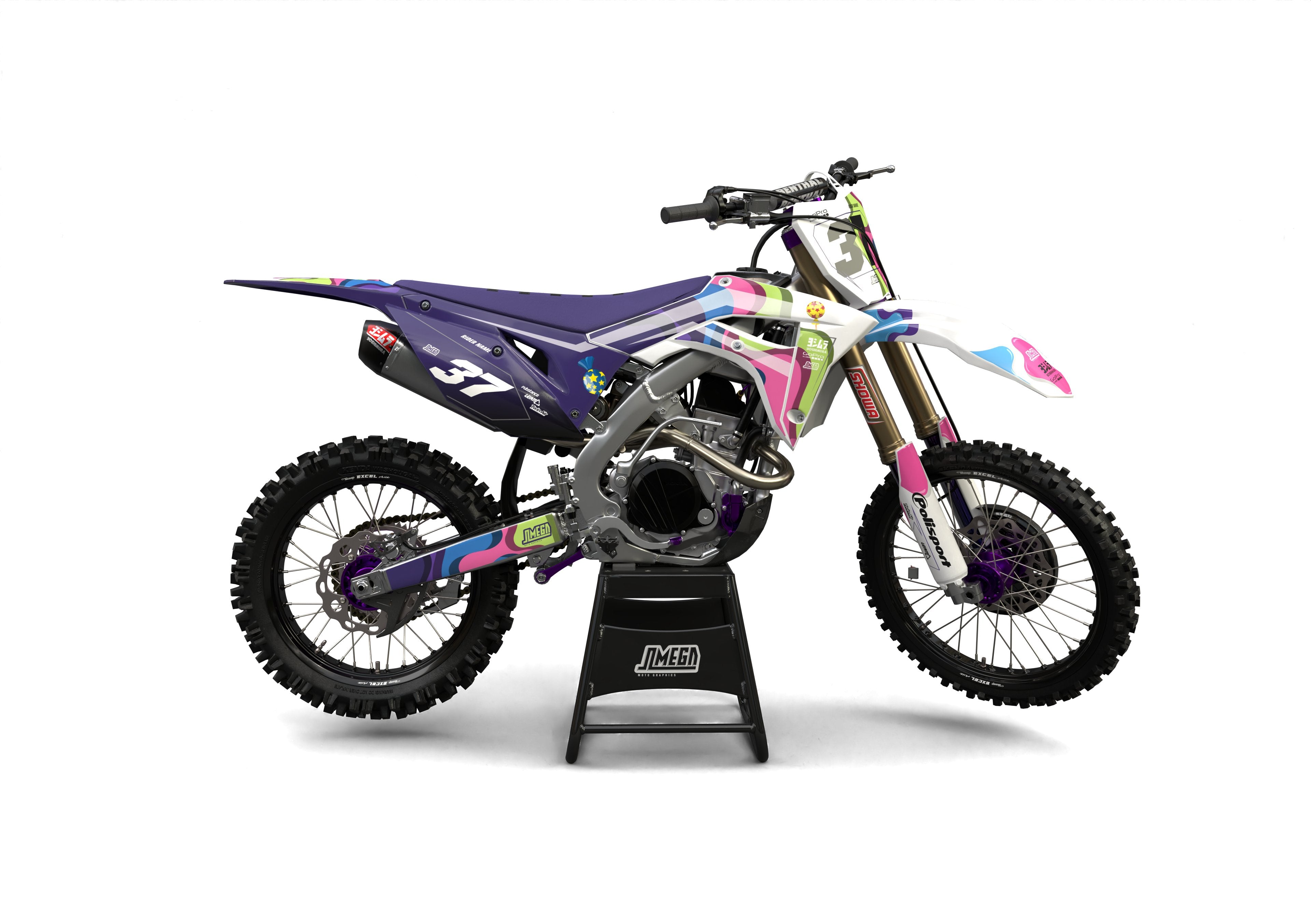 Honda CR CRF Candy Shop Graphics Kit Omega Moto Graphics