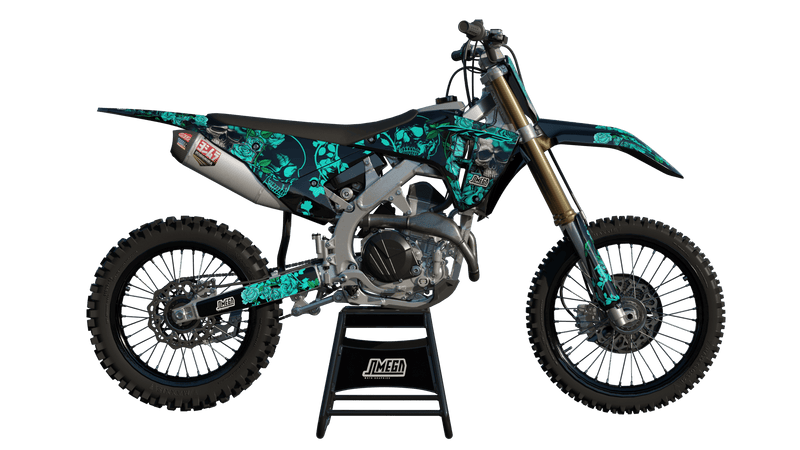 Florals dirt bike graphics